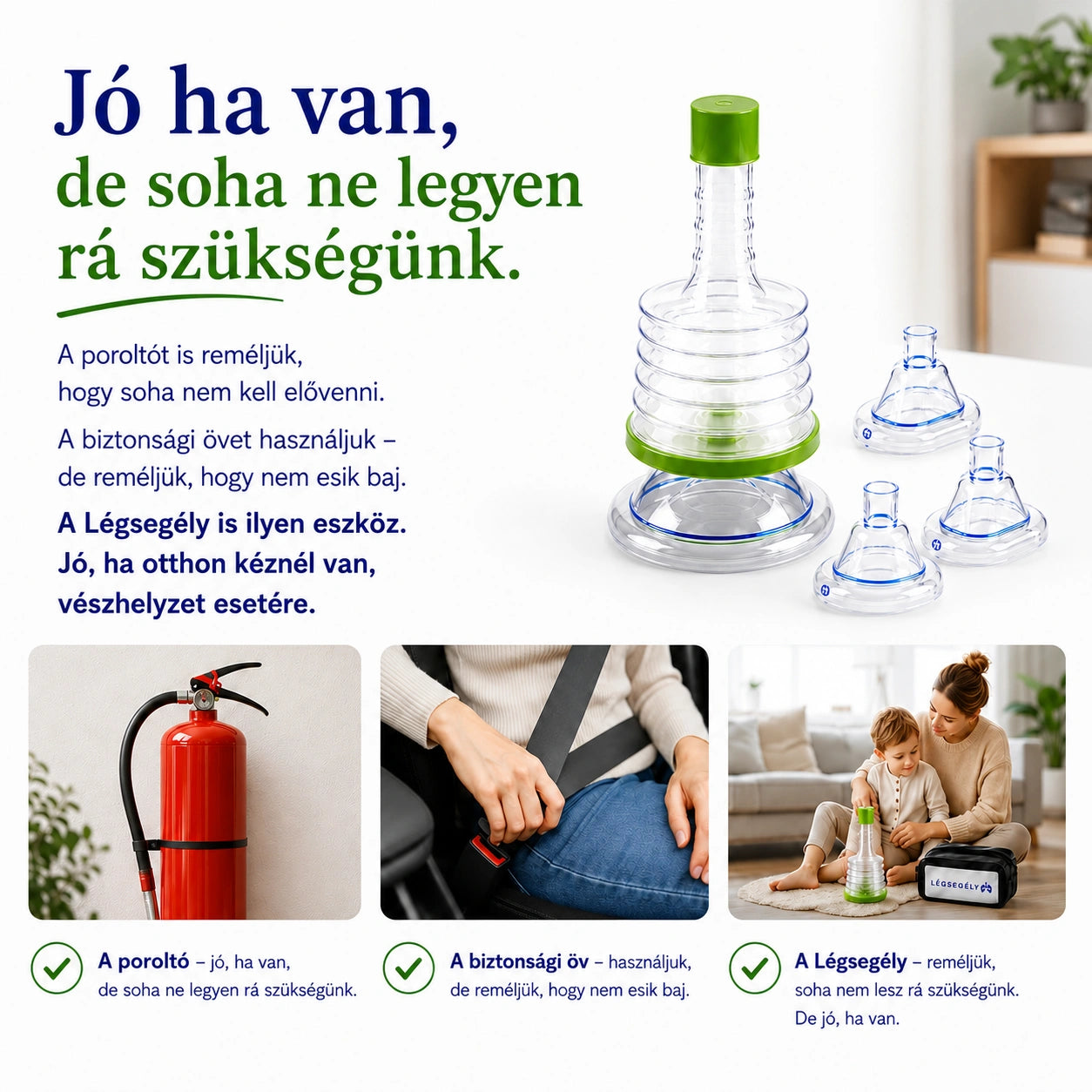 Légsegély™ - Vészhelyzeti szívóeszköz a légutak tisztítására - ErsteLuft™