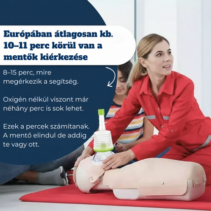 Légsegély™ - Vészhelyzeti szívóeszköz a légutak tisztítására - ErsteLuft™