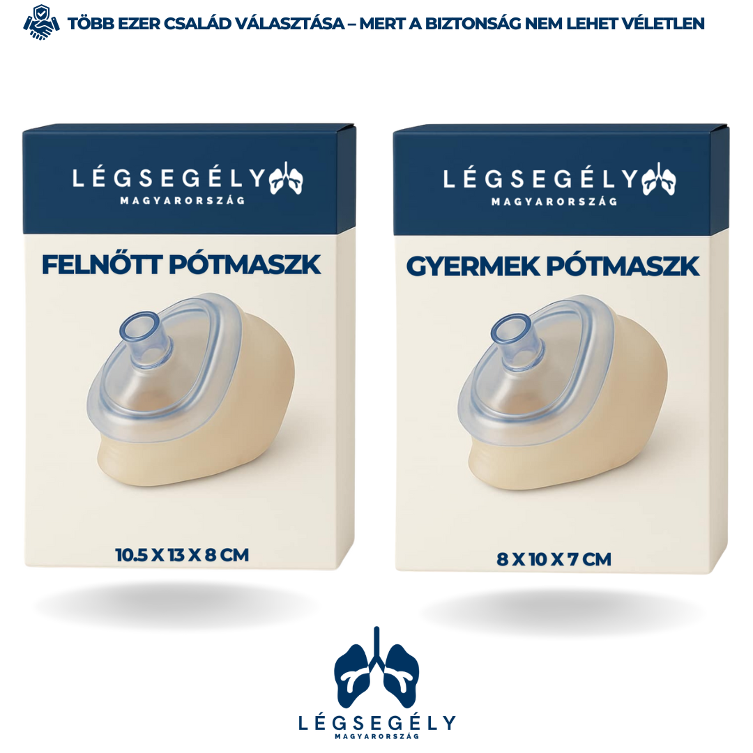 Légsegély™ - Pótmaszk (Felnőtt / Gyermek) - ErsteLuft™