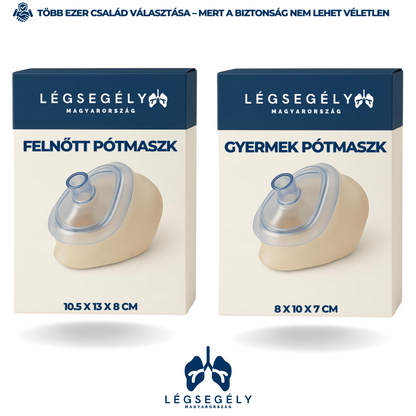 Légsegély™ - Pótmaszk (Felnőtt / Gyermek) - ErsteLuft™