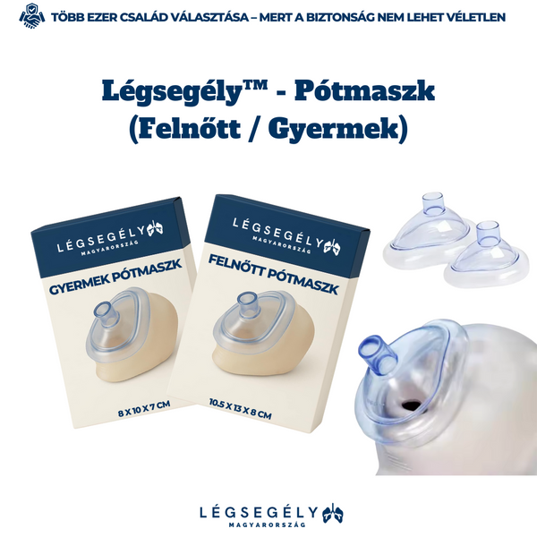 Légsegély™ - Pótmaszk (Felnőtt / Gyermek) - ErsteLuft™