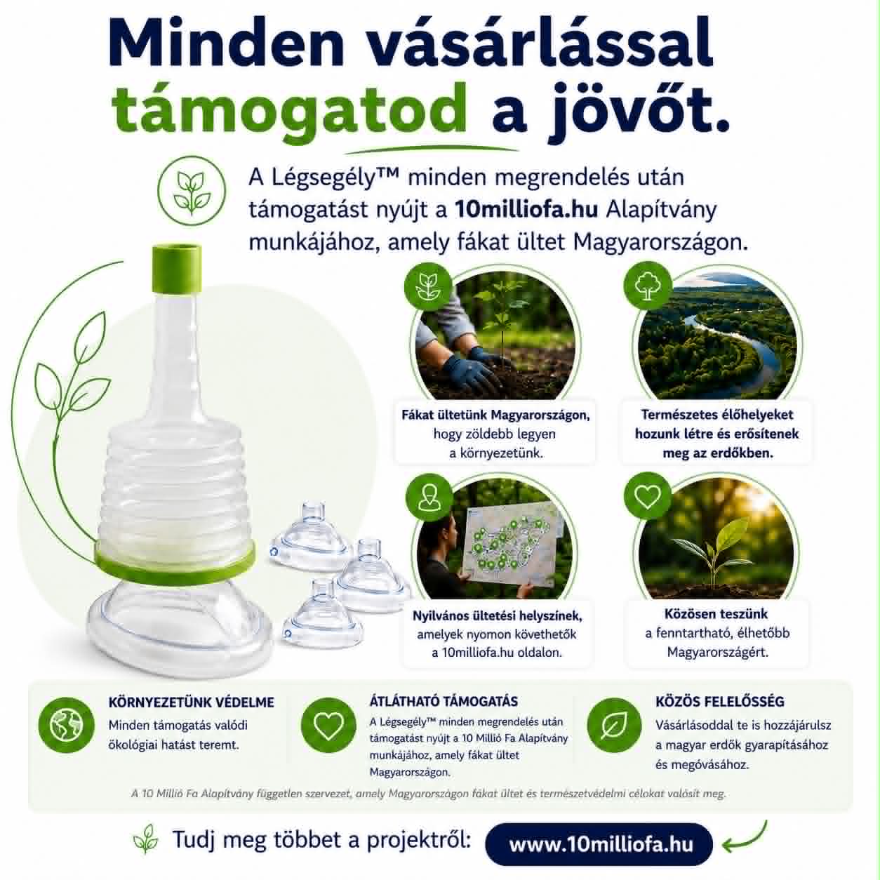 Légsegély™ - Vészhelyzeti szívóeszköz a légutak tisztítására - ErsteLuft™