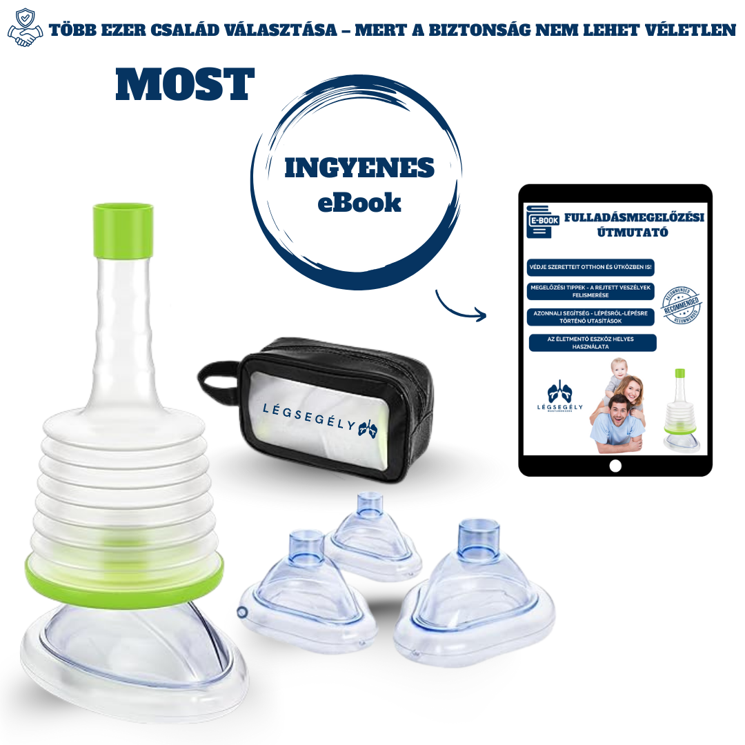 Légsegély™ - Vészhelyzeti szívóeszköz a légutak tisztítására - ErsteLuft™