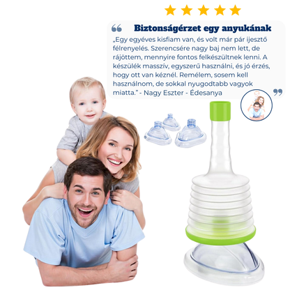 Légsegély™ - Vészhelyzeti szívóeszköz a légutak tisztítására